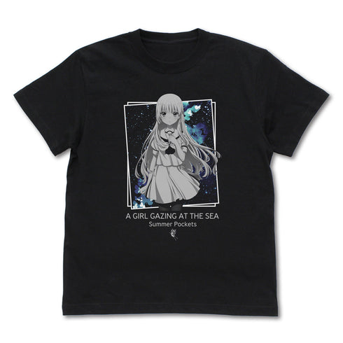 『Summer Pockets』鳴瀬しろは Tシャツ ブラック M