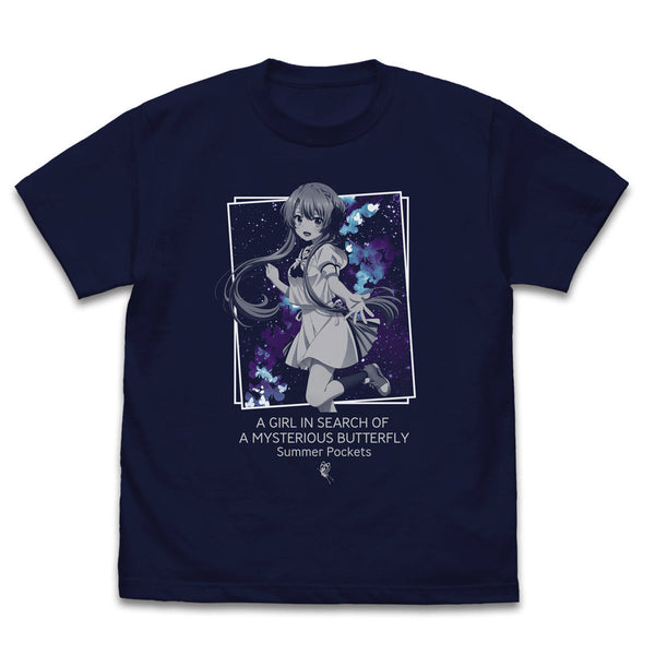 『Summer Pockets』空門蒼 Tシャツ ネイビー S