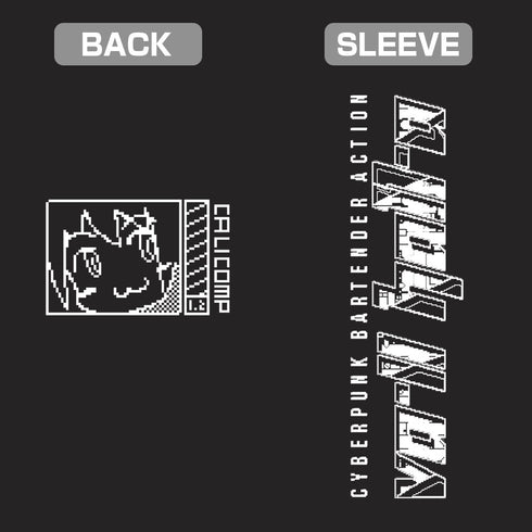 『VA-11 HALL-A』VA-11 Hall-A ジル 袖リブロングスリーブTシャツ ブラック L