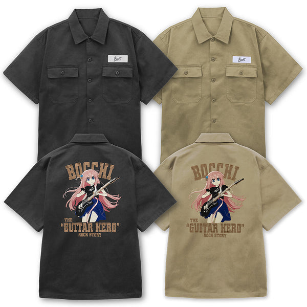 『ぼっち・ざ・ろっく!』後藤ひとり 刺繍ワークシャツ Playing the guitar Ver. 2025MODEL グレー M