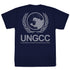 『ゴジラシリーズ』ゴジラ 国連G対策センター ロゴ ドライTシャツ ホワイト L
