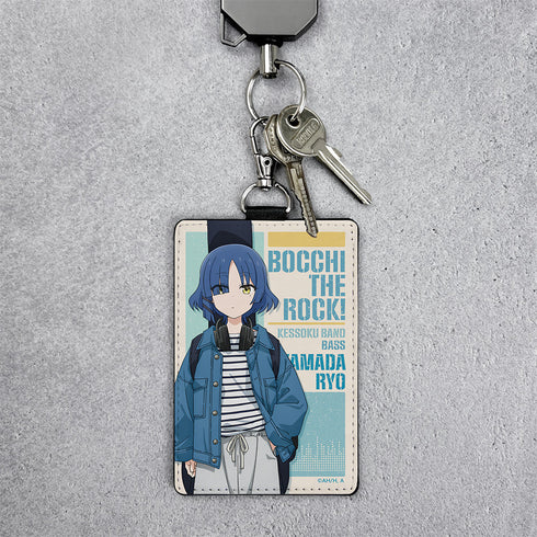 『ぼっち・ざ・ろっく!』山田リョウ パスケース(ナスカン付き) ストリートファッションVer.