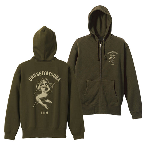 『うる星やつら』ラムの電撃 ジップパーカー ネイビー L