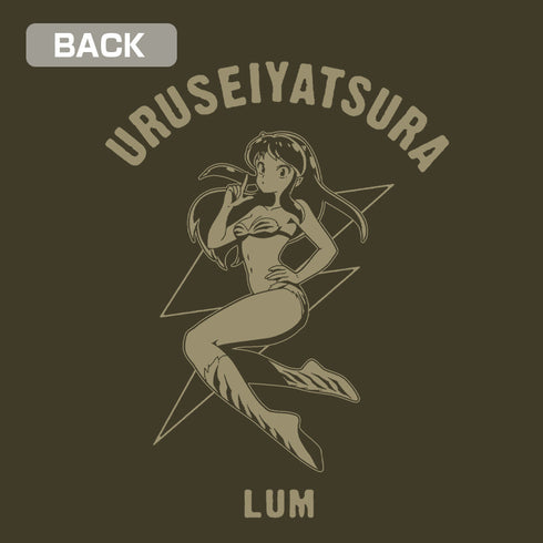 『うる星やつら』ラムの電撃 ジップパーカー ネイビー L