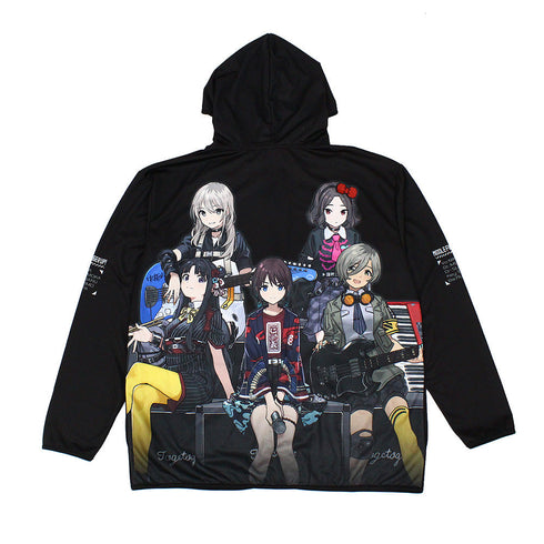 『ガールズバンドクライ』描き下ろし トゲナシトゲアリ フルグラフィックドライパーカー アー写Ver. XXL