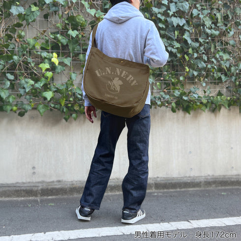 『EVANGELION』NERV ニュースペーパーバッグ ブラック