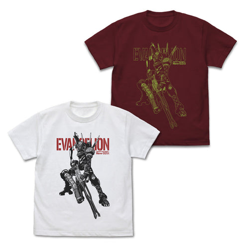 『EVANGELION』エヴァンゲリオン新2号機α Tシャツ バーガンディ S