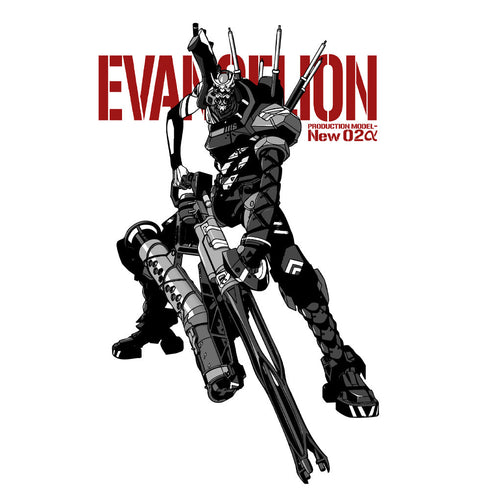 『EVANGELION』エヴァンゲリオン新2号機α Tシャツ バーガンディ M