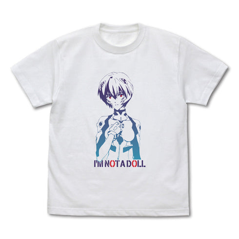 『EVANGELION』綾波レイ グラデーション Tシャツ ライトグレー M
