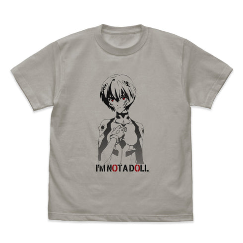 『EVANGELION』綾波レイ グラデーション Tシャツ ライトグレー L