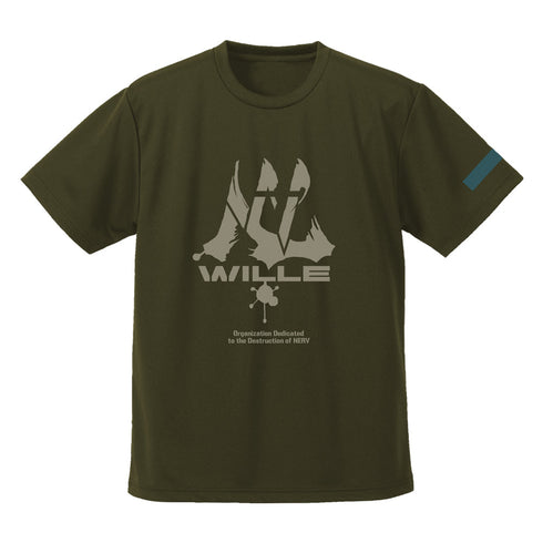 『EVANGELION』WILLE ドライTシャツ ネイビー L