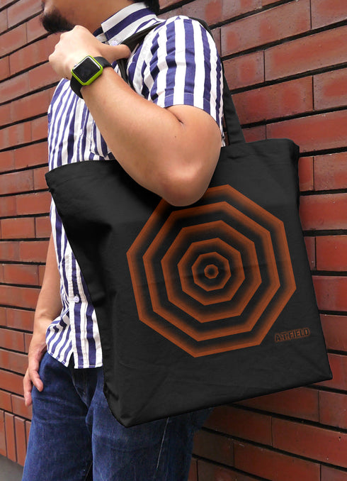 『EVANGELION』A.T.フィールド ラージトート ブラック