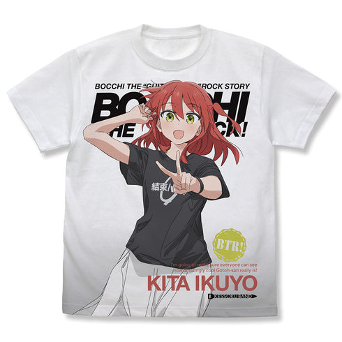『ぼっち・ざ・ろっく!』喜多郁代 フルグラフィックTシャツ ホワイト L