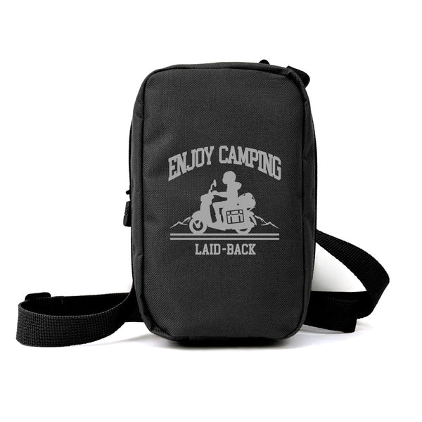 『ゆるキャン△ SEASON3』ゆるキャン△ SEASON3 シルエットバイク志摩リン ミニショルダーポーチ ブラック