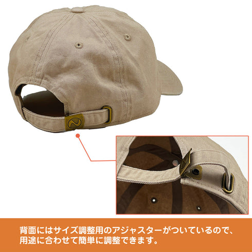 『ゆるキャン△ SEASON3』カリブー 刺繍ローキャップ カーキ