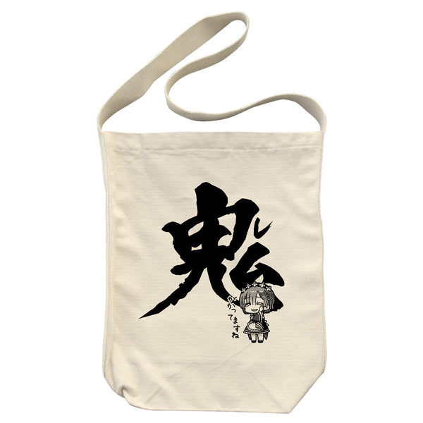 『Re:ゼロから始める異世界生活』レム 鬼がかってますね ショルダートート ナチュラル