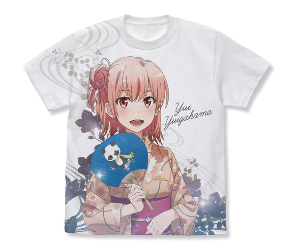 『やはり俺の青春ラブコメはまちがっている。完』由比ヶ浜結衣 フルグラフィックTシャツ ホワイト S