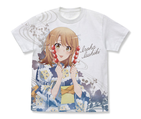 『やはり俺の青春ラブコメはまちがっている。完』一色いろは フルグラフィックTシャツ ホワイト S