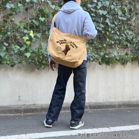 『やはり俺の青春ラブコメはまちがっている。完』一色いろは ニュースペーパーバッグ サンドカーキ