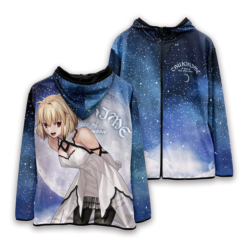『月姫 -A piece of blue glass moon-』アルクェイド・ブリュンスタッド フルグラフィックドライパーカー XXL