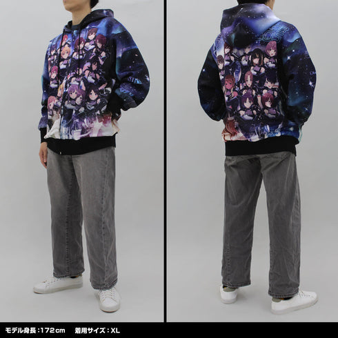 『アイドルマスター シャイニーカラーズ』レジスタンスオーダー・ネオス フルグラフィックジップパーカー XXL
