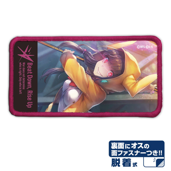 『ヘブンバーンズレッド』朝倉可憐 紅蓮月華のKillrazor 脱着式フルカラーワッペン