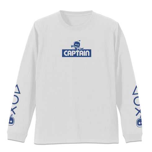 『ASTRO BOT』袖リブロングスリーブTシャツ ホワイト L