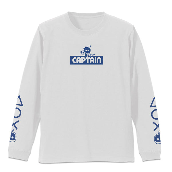 『ASTRO BOT』袖リブロングスリーブTシャツ ホワイト XL