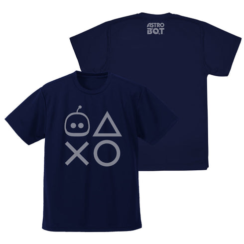 『ASTRO BOT』アストロ シェイプス ドライTシャツ ネイビー M