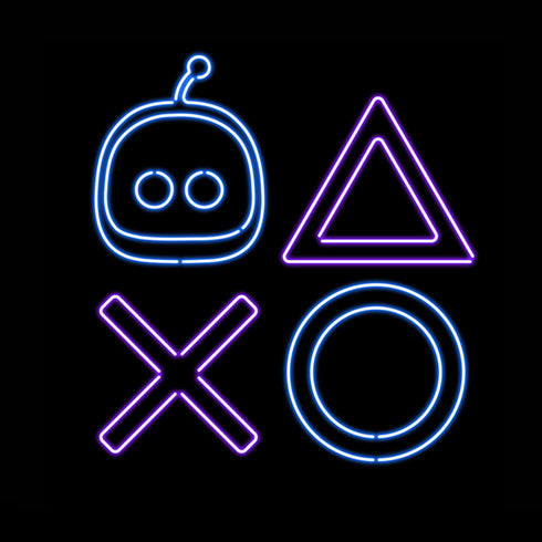 『ASTRO BOT』アストロ ネオンシェイプス Tシャツ ブラック M