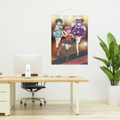 『らんま1/2』描き下ろし らんま・シャンプー・あかね 100cmタペストリー チャイナ×アイドルVer.