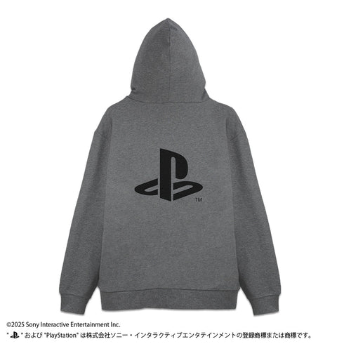 『プレイステーション』ジップパーカー for PlayStation Family Mark ミックスグレー XXL
