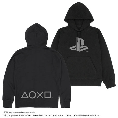 『プレイステーション』プルオーバーパーカー for PlayStation ブラック XL