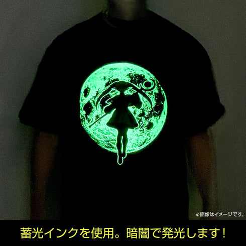 『葬送のフリーレン』蓄光Tシャツ ブラック L