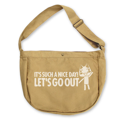 『どこでもいっしょ』トロとおでかけ ニュースペーパーバッグ サンドカーキ