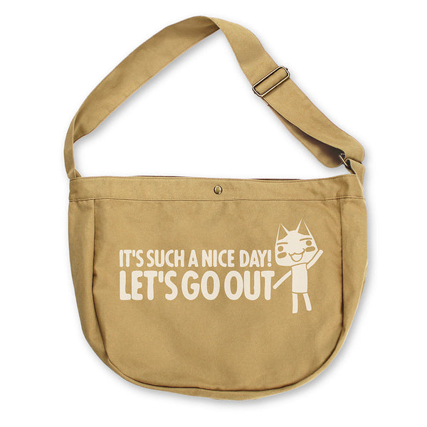 『どこでもいっしょ』トロとおでかけ ニュースペーパーバッグ サンドカーキ