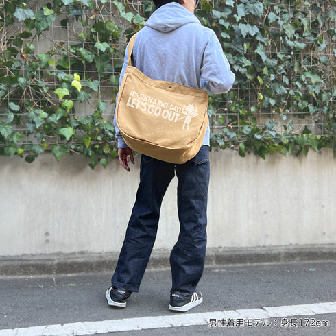 『どこでもいっしょ』トロとおでかけ ニュースペーパーバッグ サンドカーキ