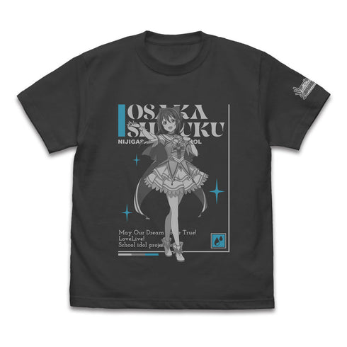 『ラブライブ!虹ヶ咲学園スクールアイドル同好会』桜坂しずく Tシャツ DREAM LIVE!! Ver. スミ XL