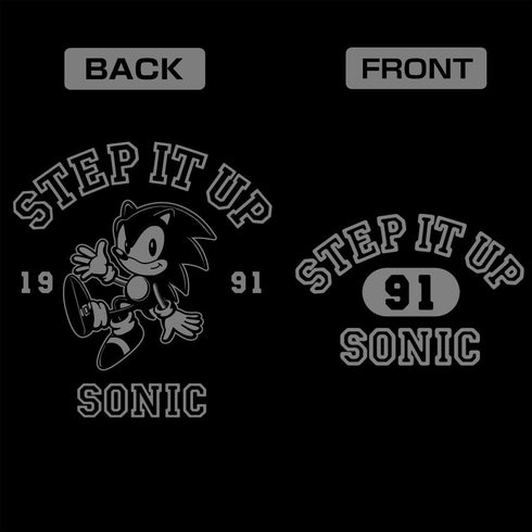 『ソニック・ザ・ヘッジホッグ』クラシックソニック STEP IT UP ジップパーカー ブラック XL