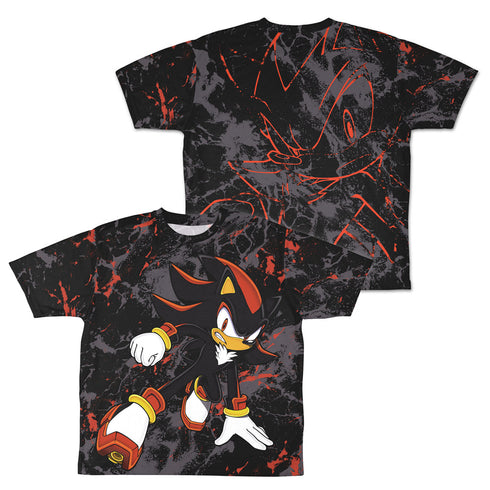 『ソニック・ザ・ヘッジホッグ』究極生命体 シャドウ 両面フルグラフィックTシャツ M