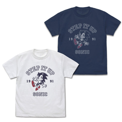 『ソニック・ザ・ヘッジホッグ』クラシックソニック STEP IT UP Tシャツ ホワイト XL