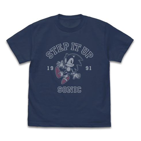 『ソニック・ザ・ヘッジホッグ』クラシックソニック STEP IT UP Tシャツ ホワイト XL