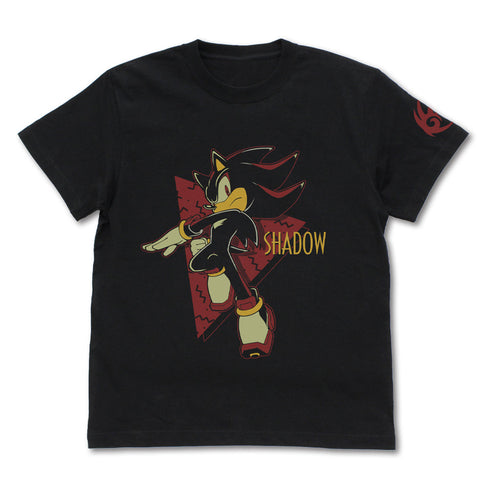 『ソニック・ザ・ヘッジホッグ』シャドウ レトロポップ Tシャツ ブラック XL