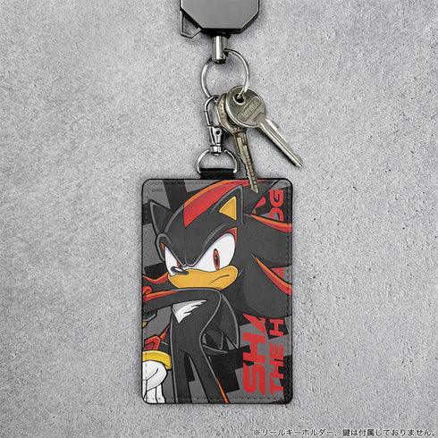 『ソニック・ザ・ヘッジホッグ』シャドウ・ザ・ヘッジホッグ パスケース(ナスカン付き)