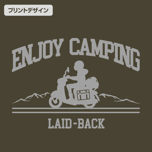 『ゆるキャン△ SEASON3』シルエットバイク志摩リン エコバッグ オリーブ