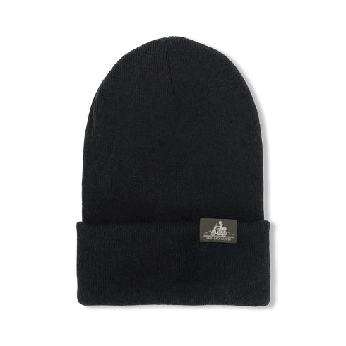 『ゆるキャン△ SEASON3』シルエットバイク志摩リン ニットキャップ ブラック