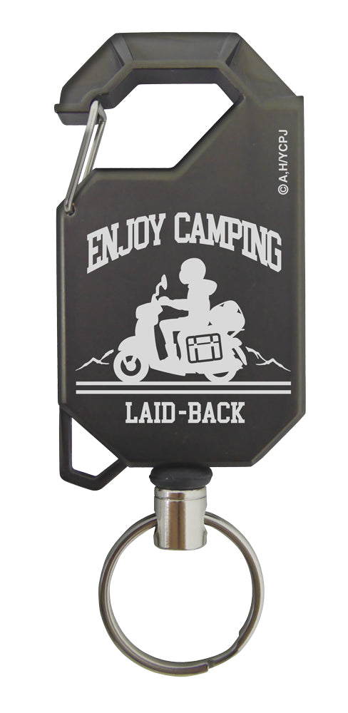 『ゆるキャン△ SEASON3』シルエットバイク志摩リン リールキーホルダー