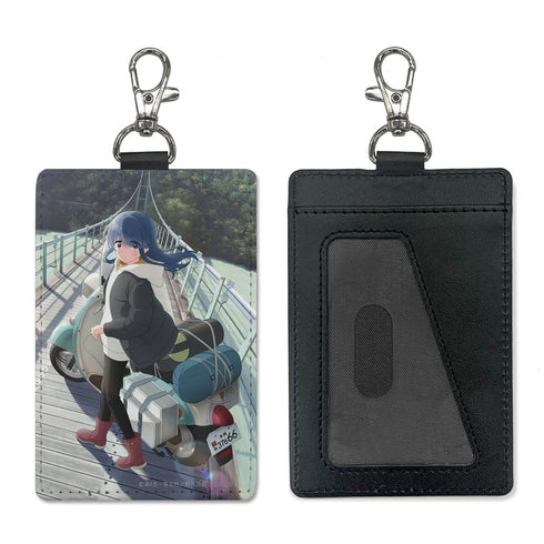 『ゆるキャン△ SEASON3』志摩リンとバイク パスケース(ナスカン付き)