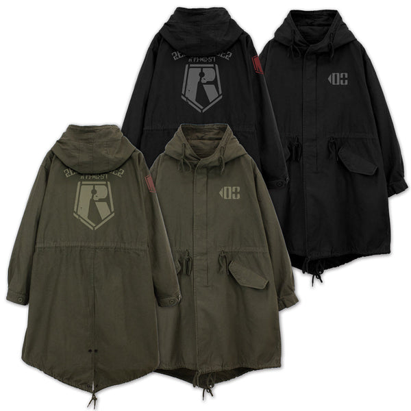『装甲騎兵ボトムズ』レッドショルダーエンブレム M-51ジャケット ブラック XL