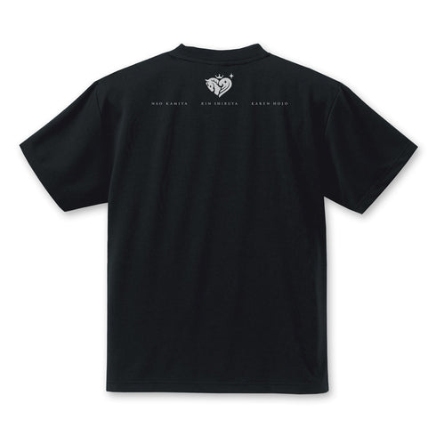 『アイドルマスター シンデレラガールズ』Triad Primus ロゴ ドライTシャツ ブラック L